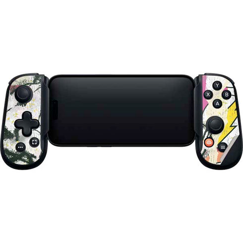 DC Comics The Flash Retro Abstract Running Pose Backbone One for iPhone Game Controller Skin